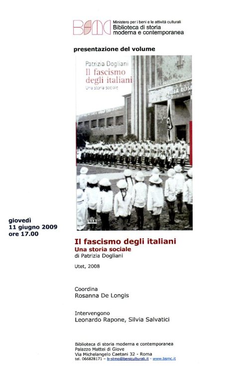 il fascismo degli italiani