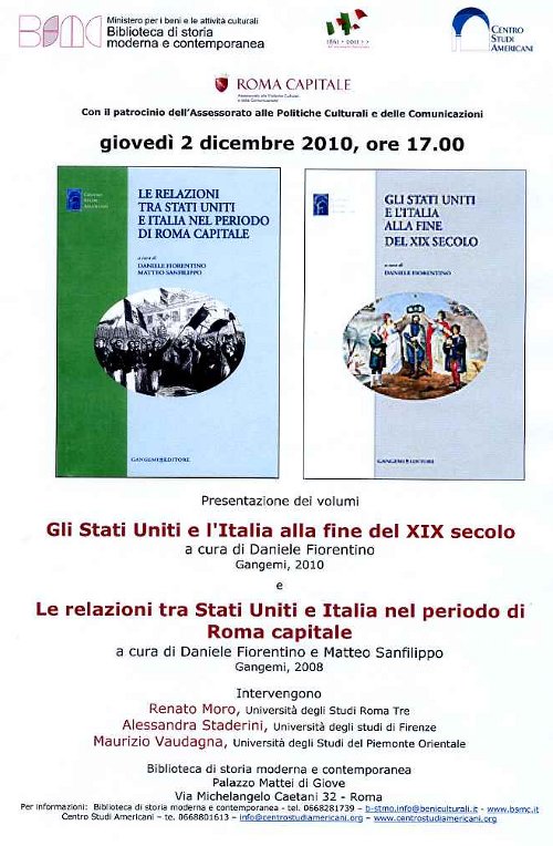 glistati uniti e l’italia alla fine del XIX secolo